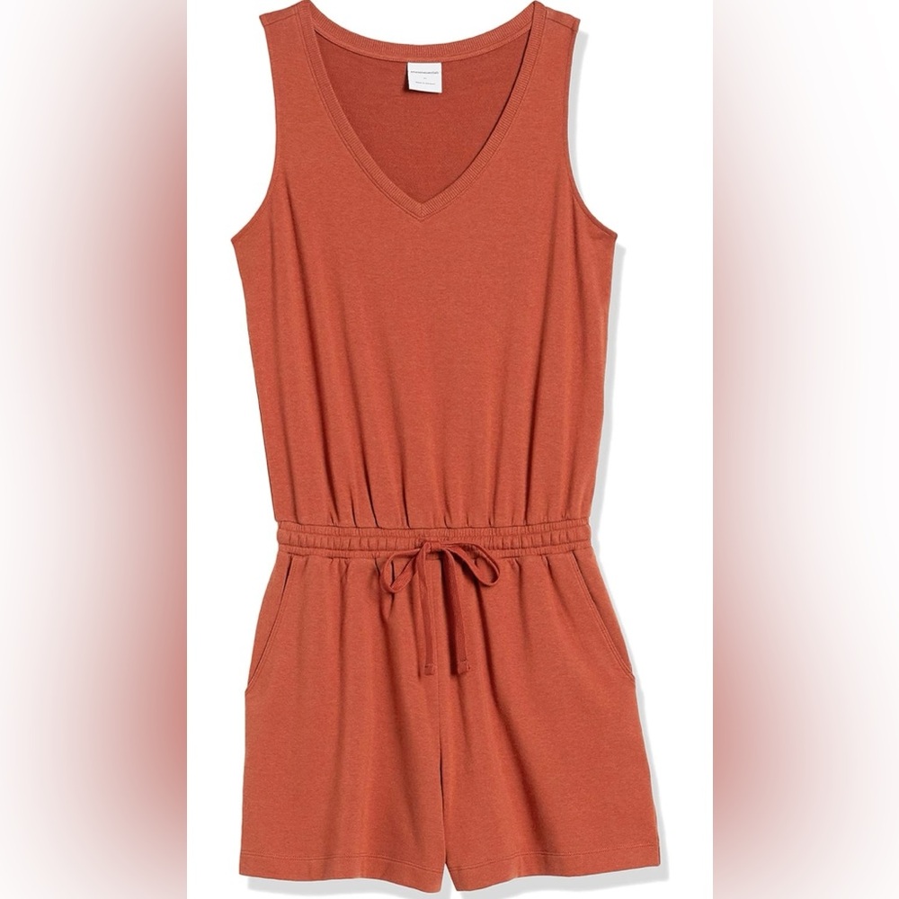 Women’s Cotton Sleveless Romper - Size Large